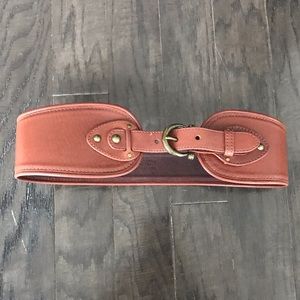 Anthro leather belt